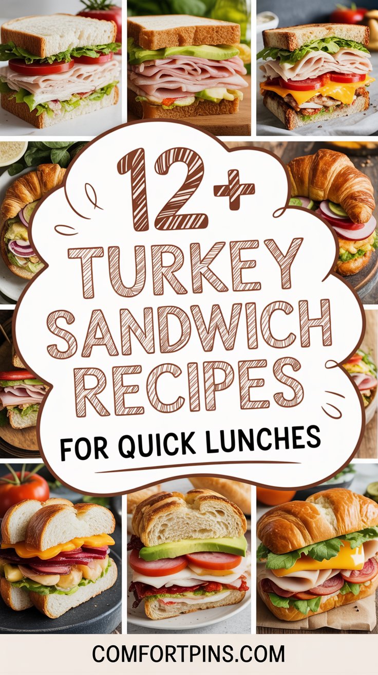 12+ Turkey Sandwich Recipes for Quick Lunches