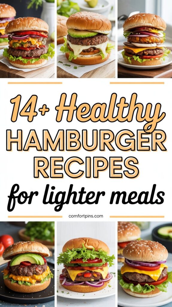 14+ Healthy Hamburger Recipes for Lighter Meals 14+ Healthy Hamburger Recipes for Lighter Meals