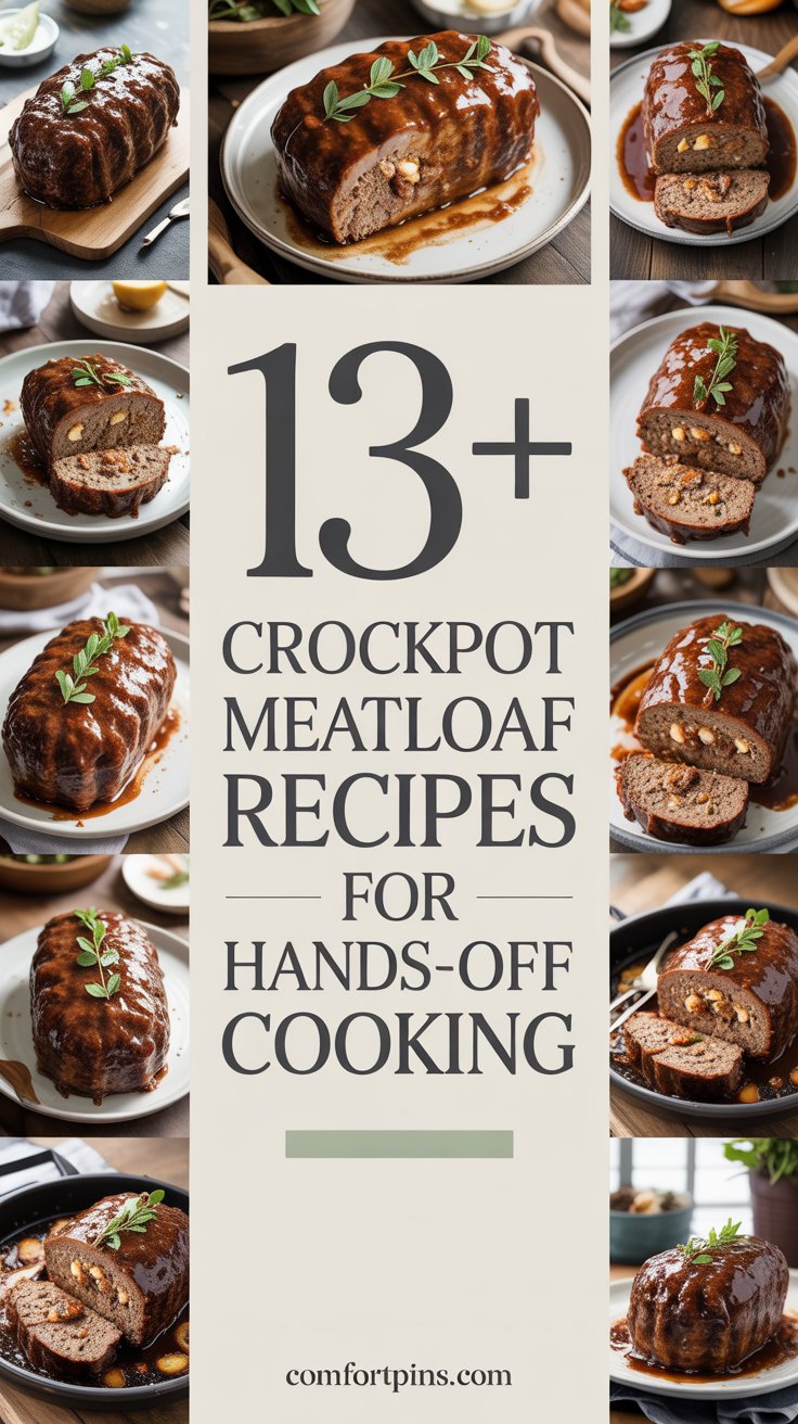 13+ Crockpot Meatloaf Recipes for Hands-Off Cooking