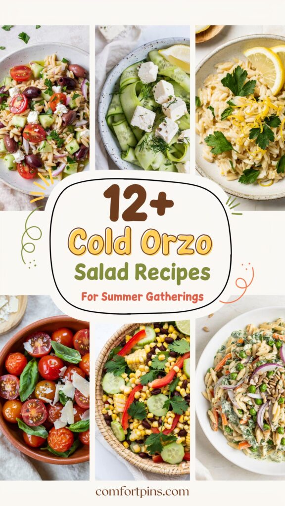 12+ Cold Orzo Salad Recipes for Summer Gatherings