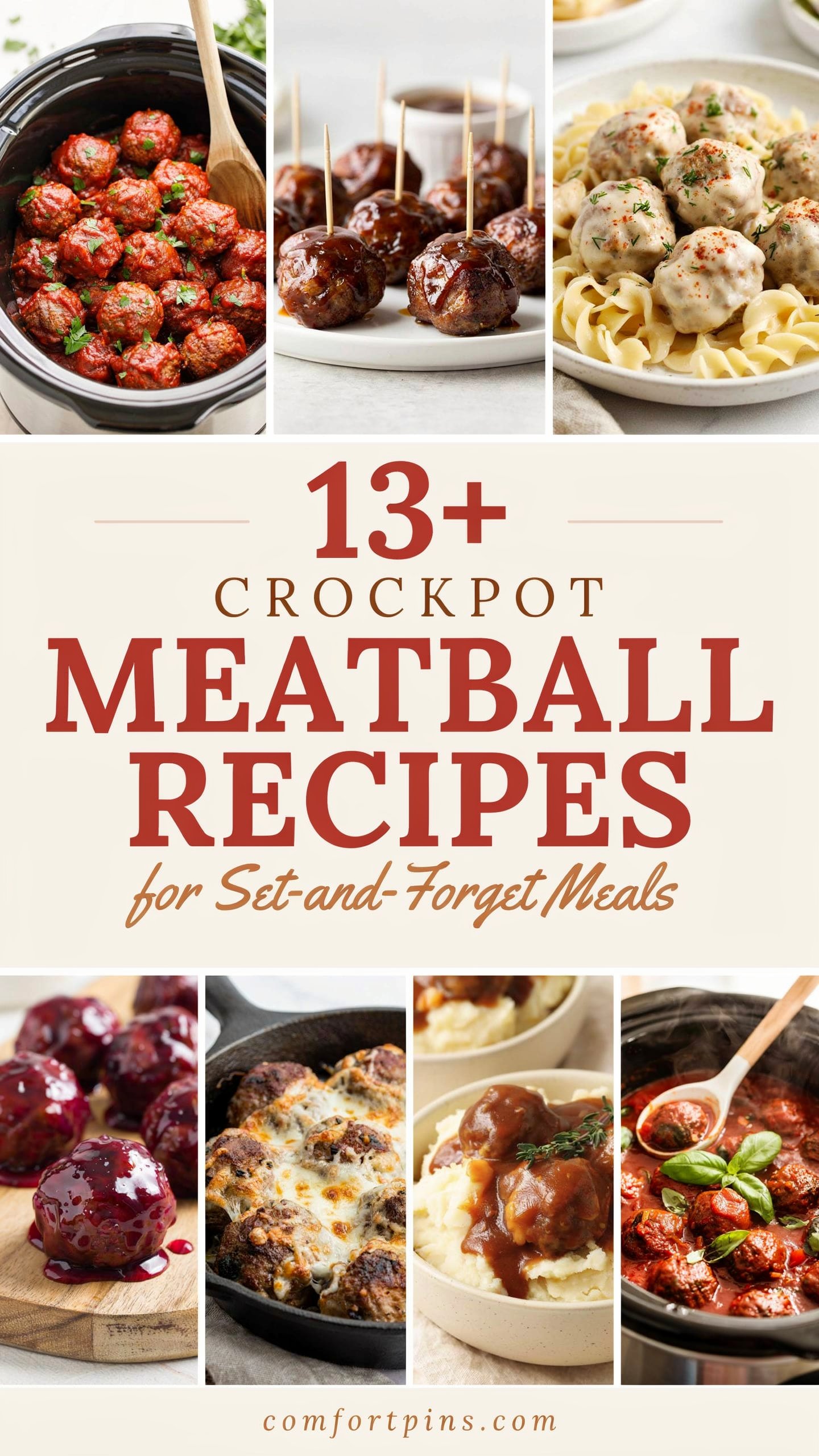 13+ Crockpot Meatball Recipes for Set-and-Forget Meals