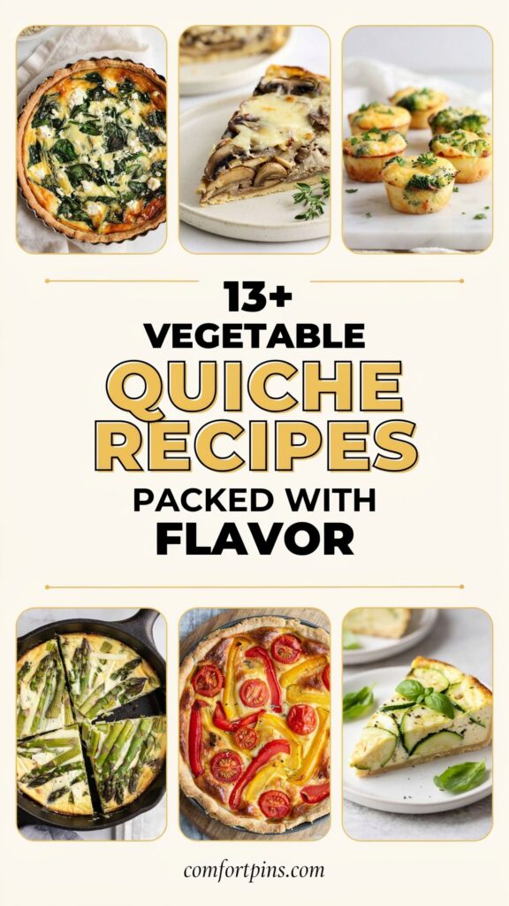 13+ Vegetable Quiche Recipes Packed With Flavor