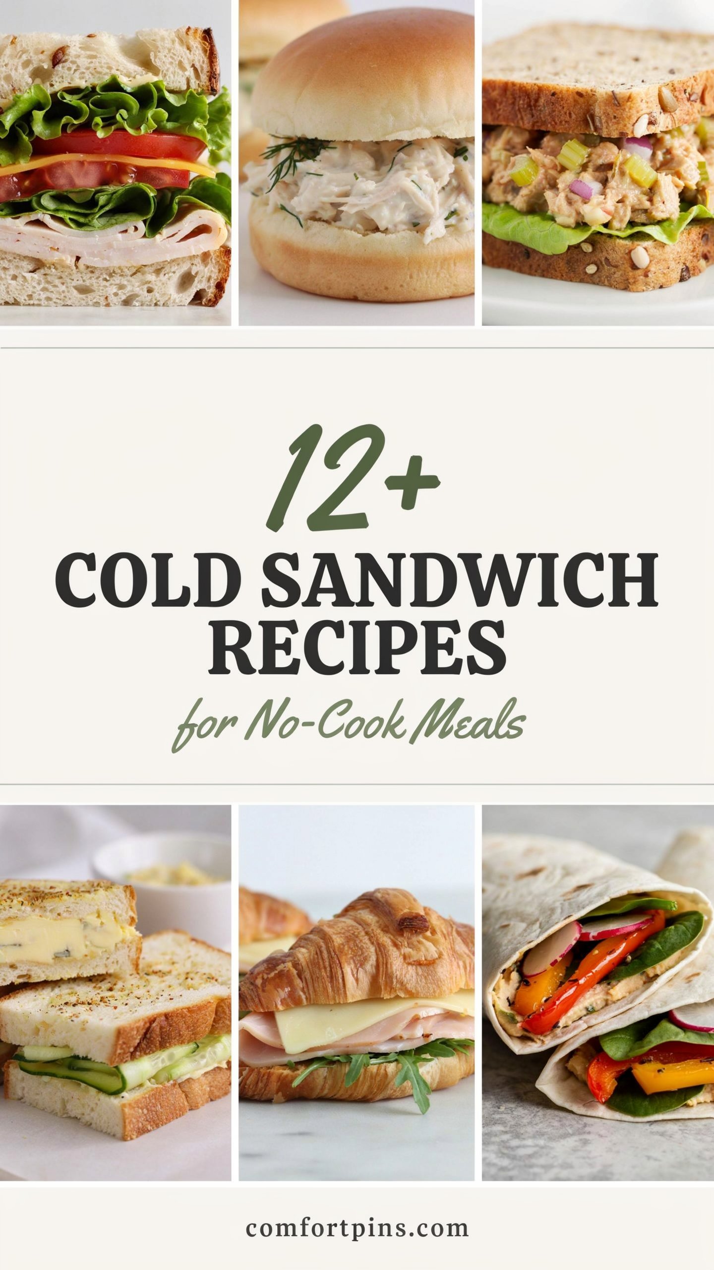 12+ Cold Sandwich Recipes for No-Cook Meals